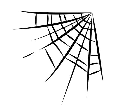 Premium Vector | Spider Web Silhouette Halloween illustration for decoration