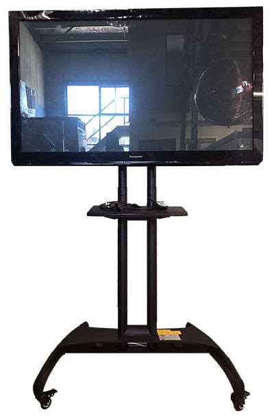 Pioneer 50" Plasma on Wheeled Portable Stand - Element ICT