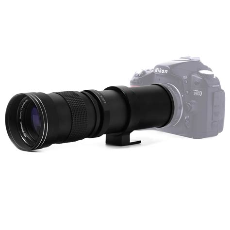 Lightdow 420 800mm F/8.3 16 Super Telephoto Lens Manual Zoom Lens for Canon Nikon Sony Pentax ...