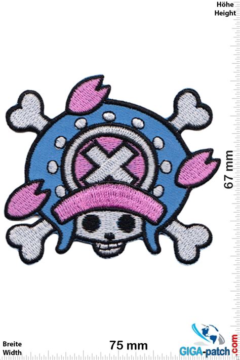 Manga - One Piece - Chopper Flag - Manga- Patch- Aufnäher" - Aufnäher ...