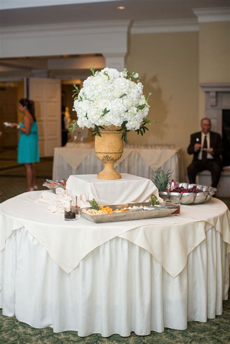 Hoover Country Club weddings. summer wedding. living room buffet tables ...