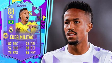 THE BEST LALIGA CB! 🔥 88 World Cup Phenoms Eder Militao FIFA 23 Player ...