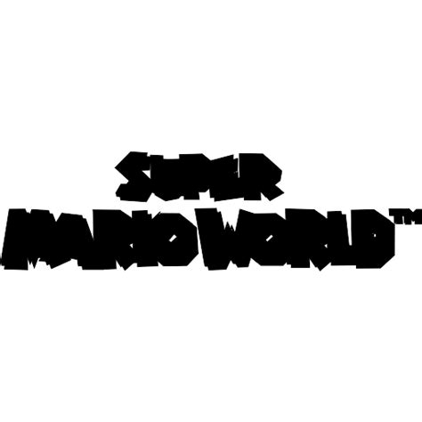 Super Mario World logo vector SVG, PNG download free