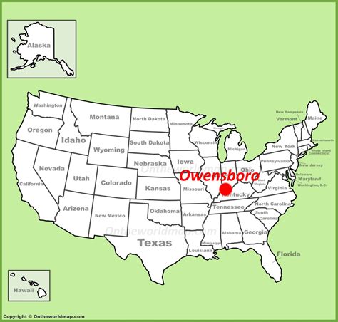 Owensboro Map | Kentucky, U.S. | Discover Owensboro with Detailed Maps