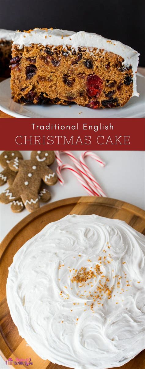 Traditional British Christmas Cake | Bake It With Love | Christmas cake recipes, No bake cake ...