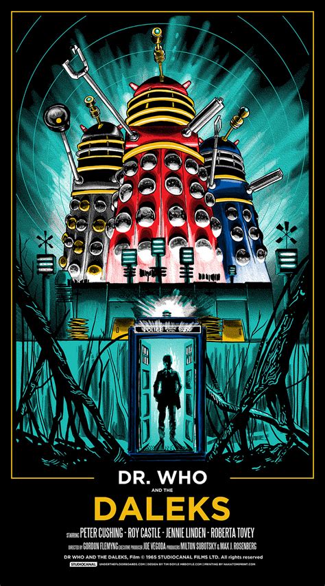 INSIDE THE ROCK POSTER FRAME BLOG: Doctor Who and the Daleks Poster by ...