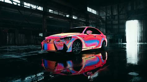 Lexus Creates Dazzling Light Show with 42000 LED Lights on Car - Tires & Parts News