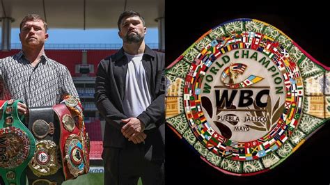 Canelo vs Ryder: WBC Introduces New Belt for Canelo Alvarez vs John ...