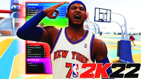 NBA 2K22 PRIME CARMELO ANTHONY BUILD | *RARE* MID-RANGE INTERIOR ...