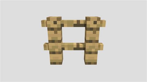 Minecraft fence - Download Free 3D model by timmyyom36 [5874acc] - Sketchfab