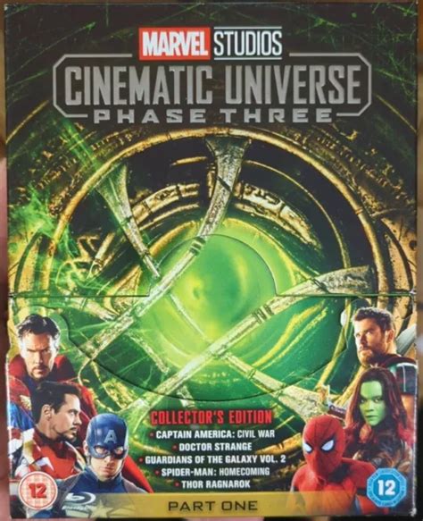 MARVEL CINEMATIC UNIVERSE PHASE THREE Part: One Blu-Ray Collector's -Pre-owned! $36.99 - PicClick