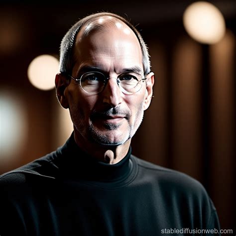Steve Jobs with Samsung Smartphone | Stable Diffusion Online