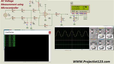 AC Voltage Measurement using Microcontroller with Proteus Simulation