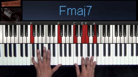 Como hago Fmaj7 en el piano - YouTube