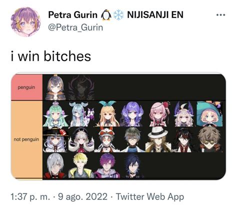 yeah! she won 🐧 : r/Nijisanji