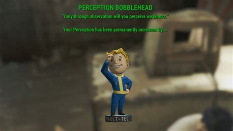 Perception Bobblehead - Fallout 4 Wiki Guide - IGN