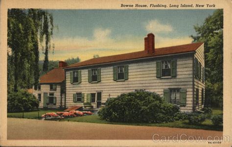 Bowne House Flushing, NY Postcard