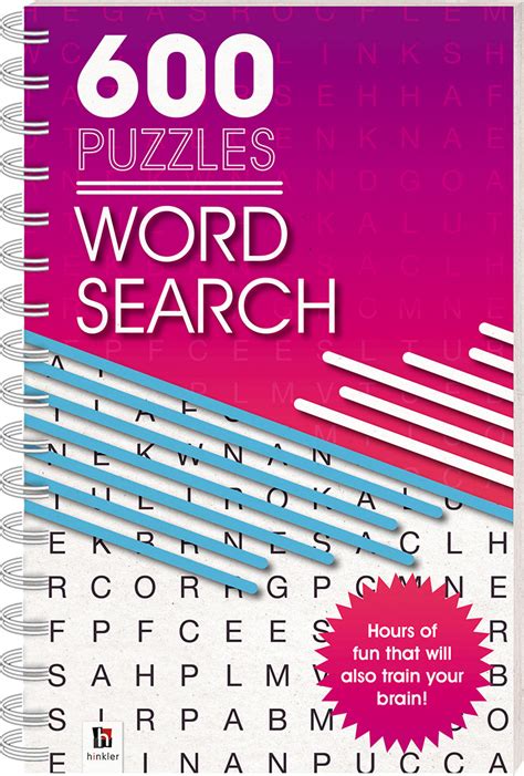 600 Puzzles: Word Search - Puzzle Books - Books - Adult - Hinkler