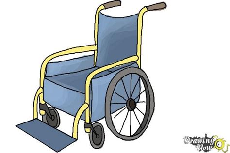 How to Draw a Wheelchair - DrawingNow