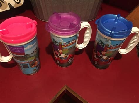 Set of 3 Disney cups with lids. FREE SHIPPING | Disney cups, Disney ...