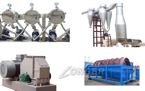 400-500kg/h Corn Starch Production Line