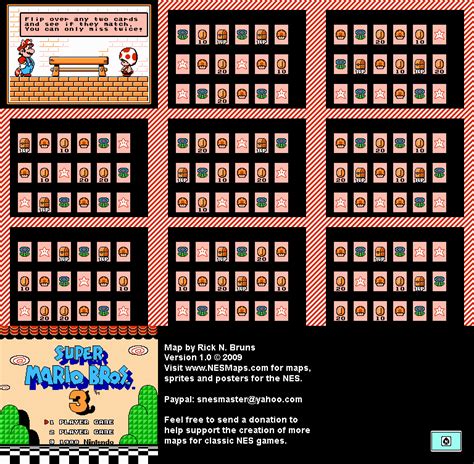 Je me plains ornement Fait de jeux de carte mario bros 3 entourer ruban ...