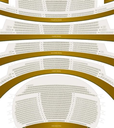 David H. Koch Theater Detailed Seating Chart | TickPick