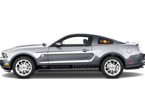 MUSTANG 2x side stripes vinyl body decal sticker graphics logo premium quality