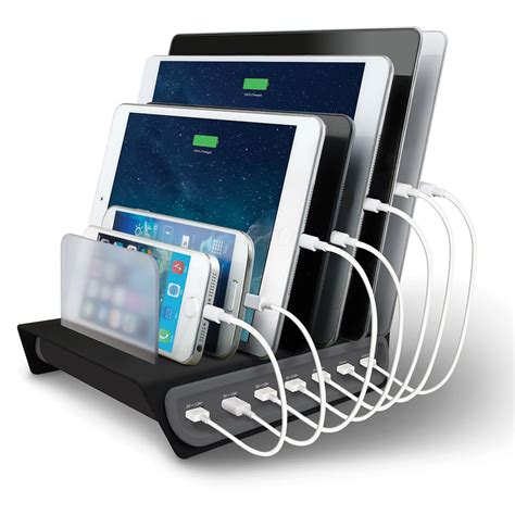 The 7 Device Charging Station - Hammacher Schlemmer