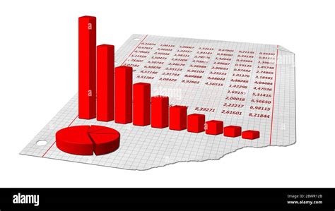 Business Growth Bar Graph - 3D Illustration Stock Photo - Alamy