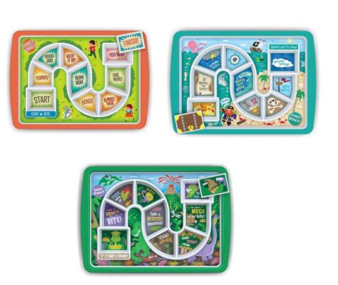 Details about Dinner Winner Playtime Game Plate Kids Pirate Dinosaur ...