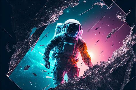 Ai Generated Astronaut Illustration Wallpaper For Pc K Desktop | Hot Sex Picture