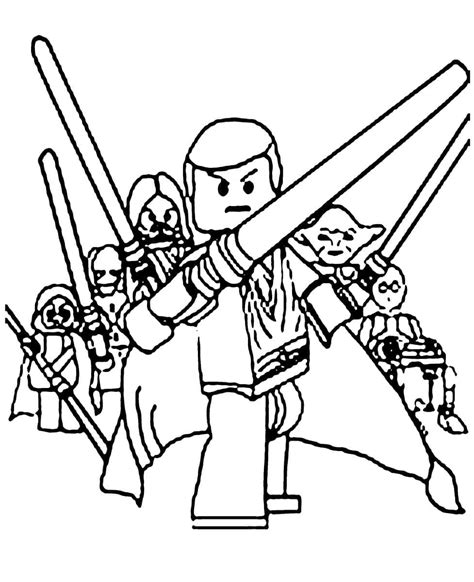 Drawing of Lego Star Wars coloring page - Download, Print or Color ...