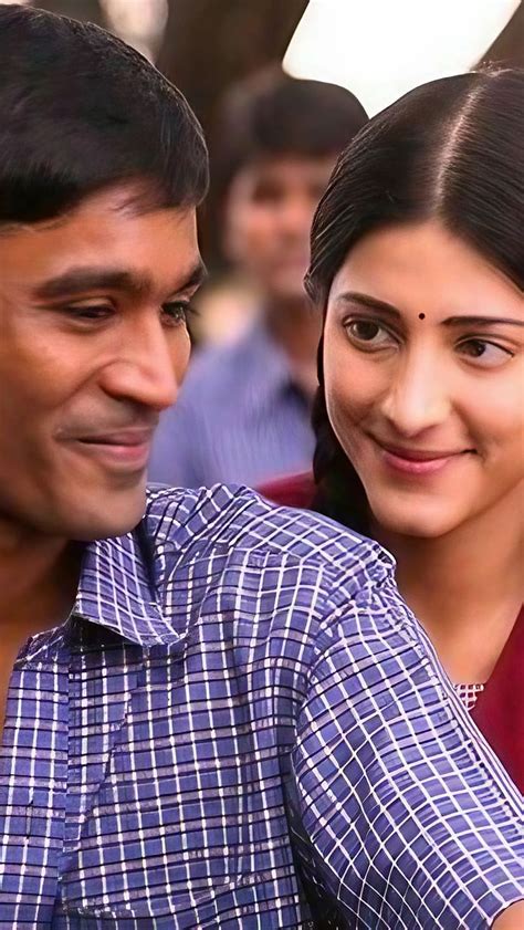 3 Movie, Smile, actor, dhanush, shruti haasan, actress, HD phone ...