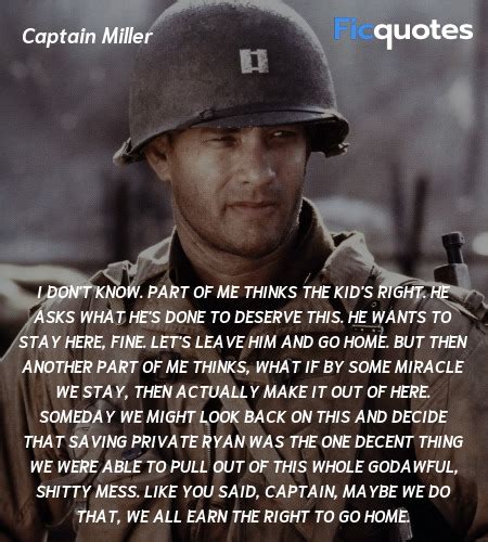 Captain Miller Quotes - Saving Private Ryan (1998)