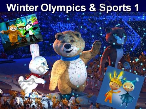 ESL - English PowerPoints: [DD]Winter Sports & Winter Olympics Set 1/3