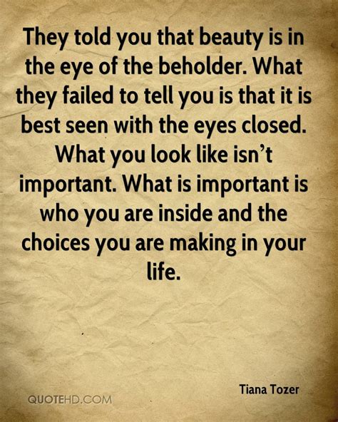 Who Said Beauty Is In The Eye Of The Beholder Quote