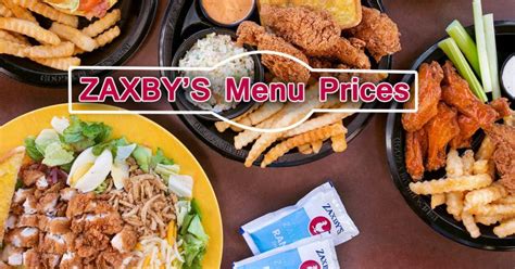 Zaxbys Menu Prices - Regular, Catering Menu with Nutrition Facts