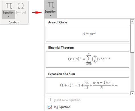 Equations in PowerPoint - Microsoft PowerPoint 365