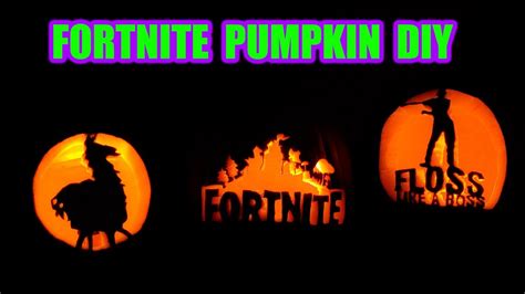 DIY FORTNITE PUMPKIN CARVING [How To] - YouTube