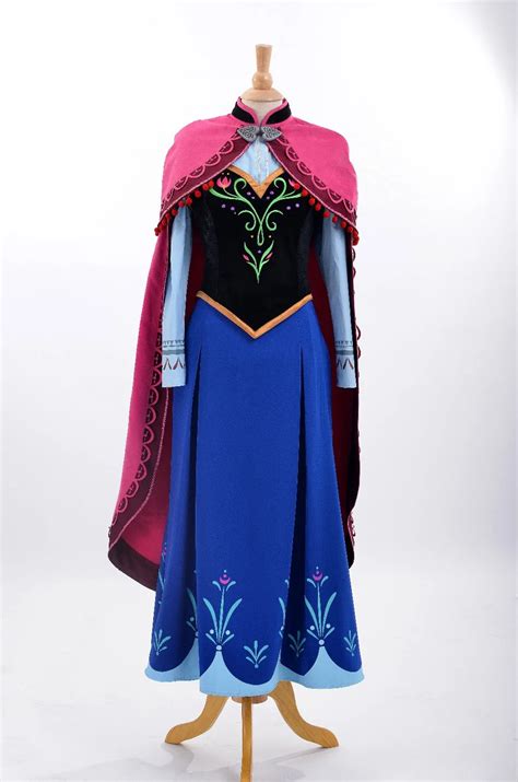 custom made anna princess dress anna luxury cosplay cotume anna costume ...