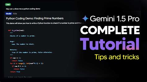 How To Use New Google Gemini 1.5 Pro (Gemini AI Tutorial) Complete ...