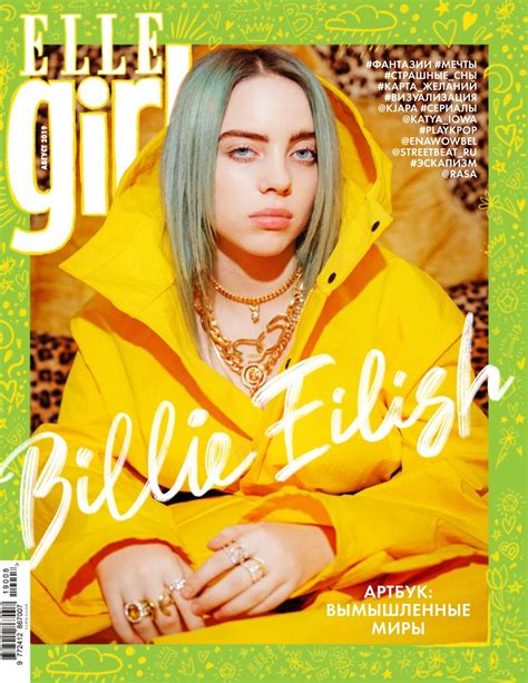 Billie Eilish - ELLE Girl Magazine Russia August 2019 Issue • CelebMafia