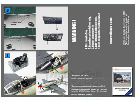 Westland Wyvern S.4 Cockpit set (Trumpeter) | HLJ.com