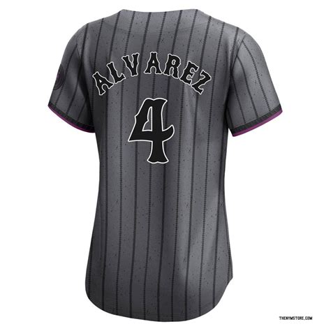 Limited Francisco Alvarez Women's New York Mets Graphite 2024 City ...