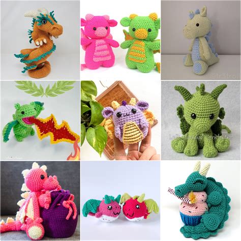 10 Free Crochet Dragon Patterns in 2024 (with Step-by-Step photos!) - Little World of Whimsy