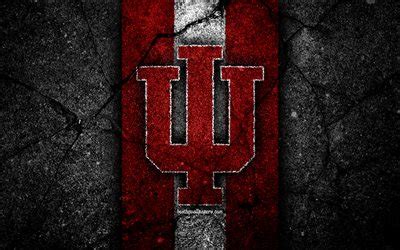 Download wallpapers Indiana Hoosiers, 4k, american football team, NCAA, red white stone, USA ...