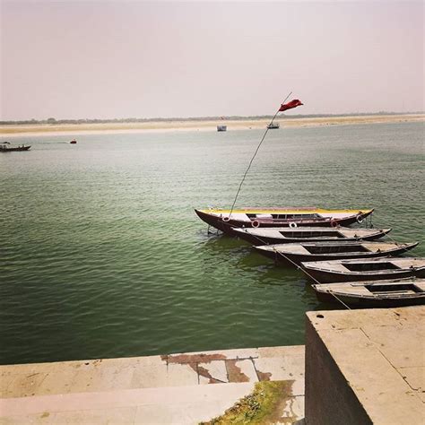 Ganga ghat in the afternoon today at Varanasi, India : r/india