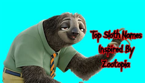 Top 20+ Famous Sloths Names From Movies | PetPress