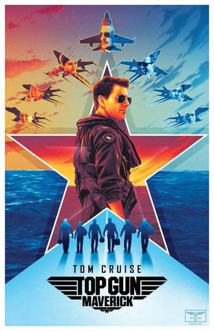 TOP GUN MAVERICK - 11"X17" Original Promo Movie Poster LE MINT FAN APPRECIATION 2022 Tom Cruise ...